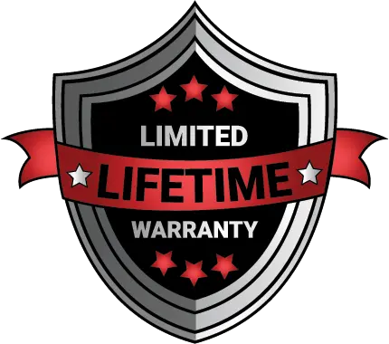 lifetime limited warranty badge